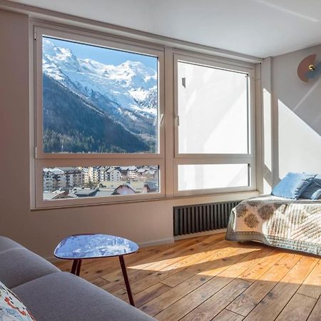 Modern Studio With Mont Blanc View And Pool Chamonix Exterior foto